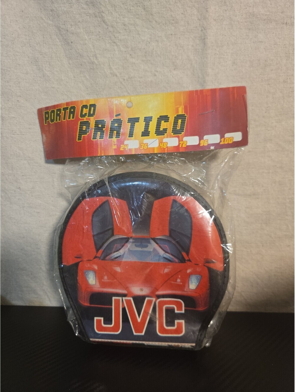 Vintage NOS jvc Cd Case Ferrari Art